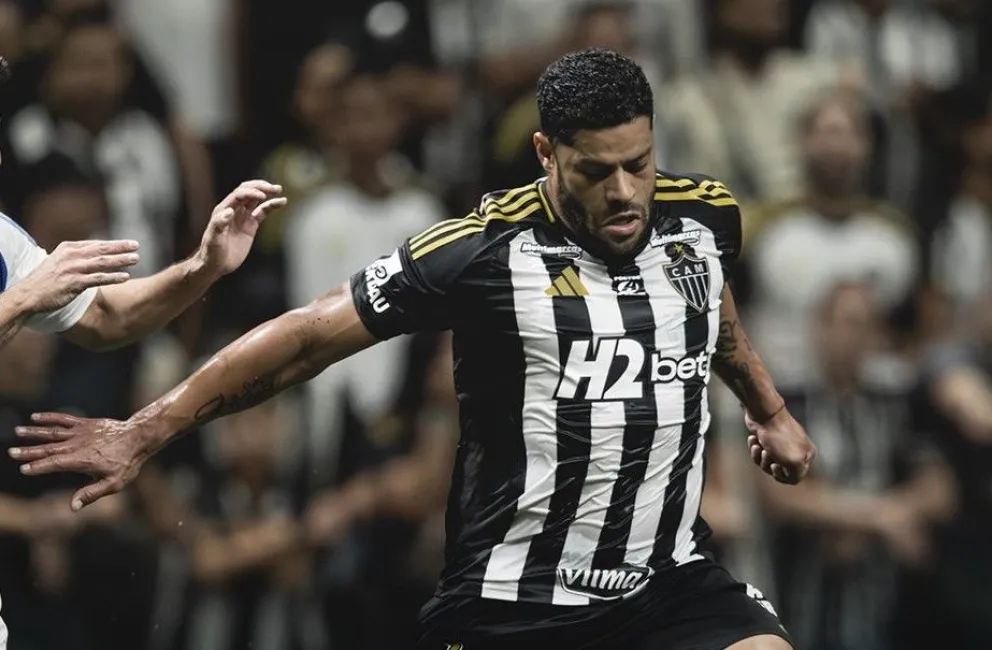 El delantero Hulk en uno de los últimos partidos del Atlético Mineiro. Foto: CAM
