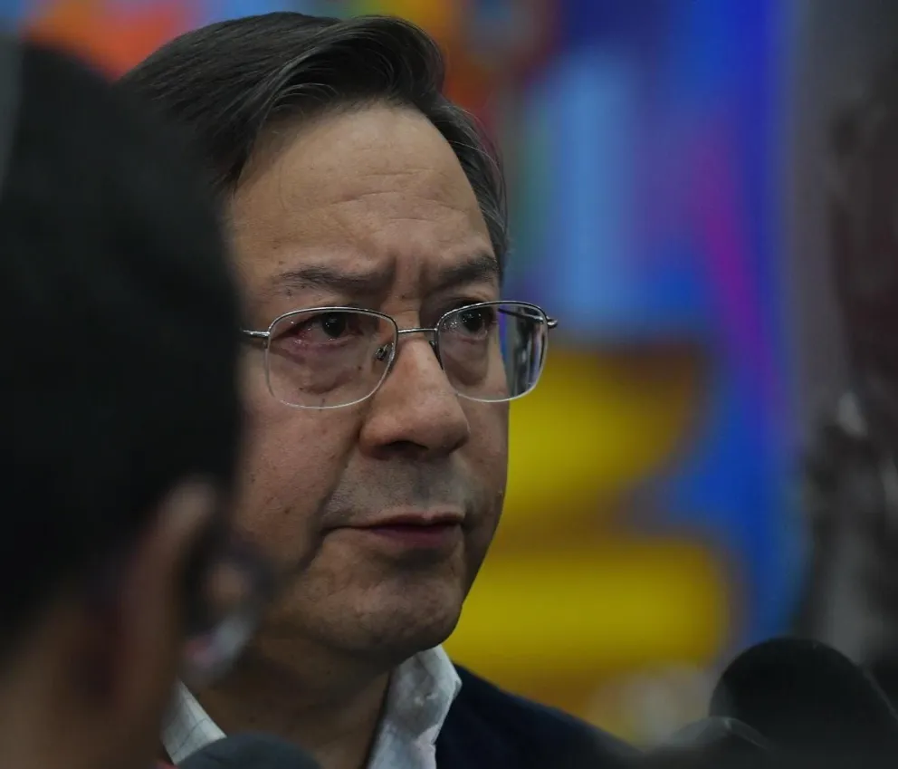 Luis Arce en una imagen de archivo. Foto: APG