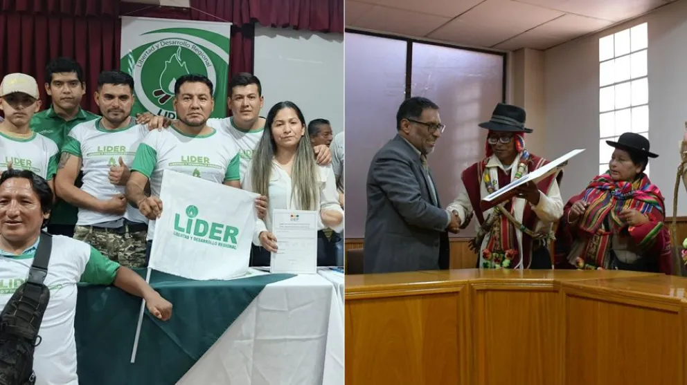 Las organizaciones políticas se perfilan para los comicios regionales. Foto: Composición