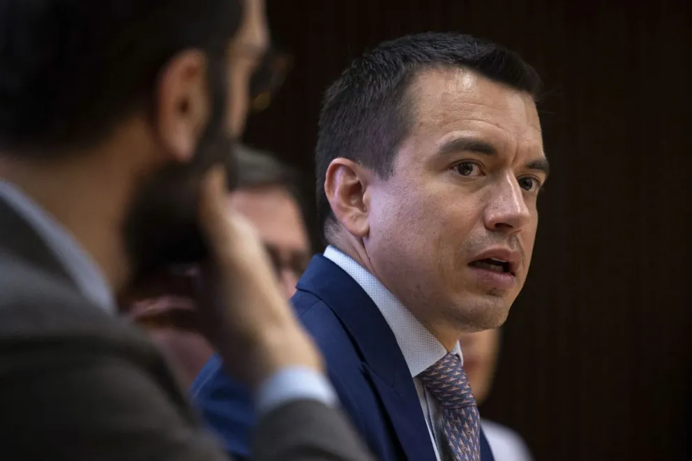El presidente de Ecuador, Daniel Noboa, en una fotografía de archivo. Foto: EFE