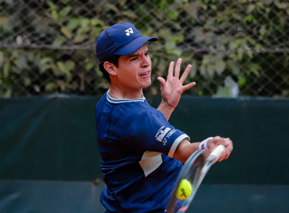 Prado durante su partido en Argentina. Foto: Prensa / AAT.