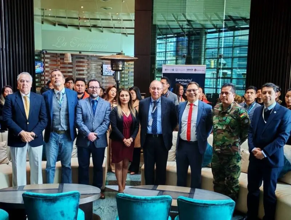 El primer taller de ese mecanismo. Foto: ABI 