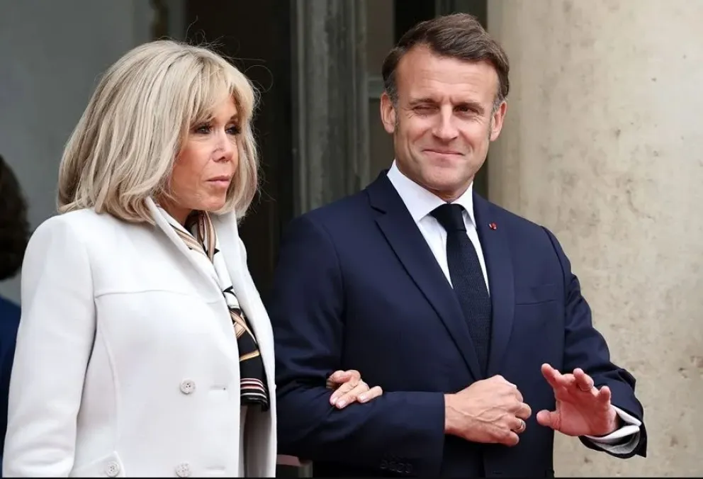 La pareja presidencial francesa en una imagen de archivo. Foto: EFE