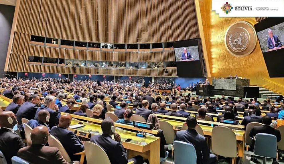 Una Asamblea General de la ONU en una imagen de archivo. Foto: RRSS