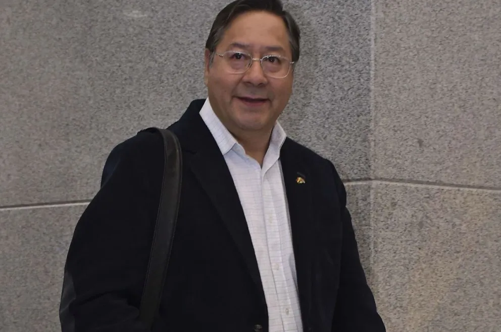 El jefe de Estado, Luis Arce, en una imagen de archivo. Foto: APG