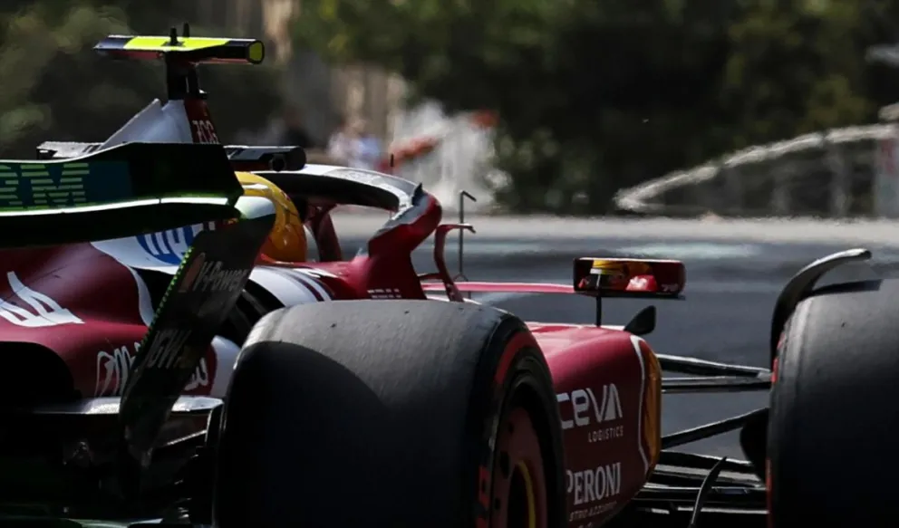 El piloto Hamilton durante la competencia de este viernes. Foto: EFE