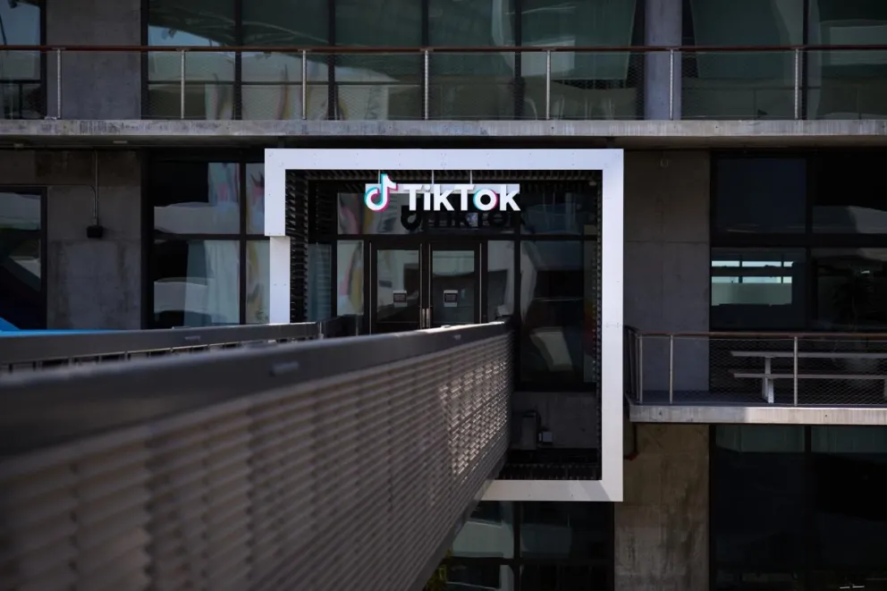 Cuarteles generales de TikToken Los Ángeles, California. Foto: EFE