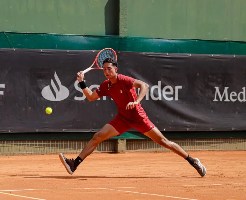 Dellien durante su compromiso de esta jornada. Foto: Prensa AAT