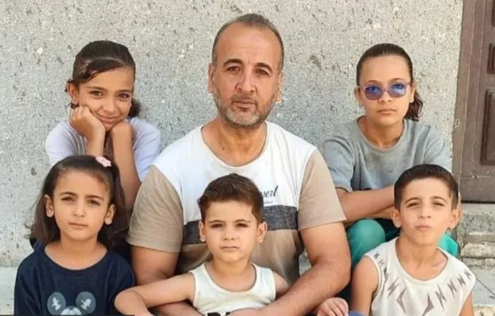 Una foto que la familia  Alathamna entregó a la red BBC Mundo.