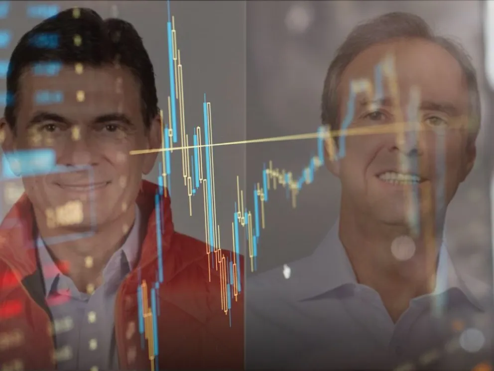 Rodrigo Paz y Jorge Quiroga disputarán el balotaje el 19 de octubre y hay optimismo en los mercados. Foto: ABI