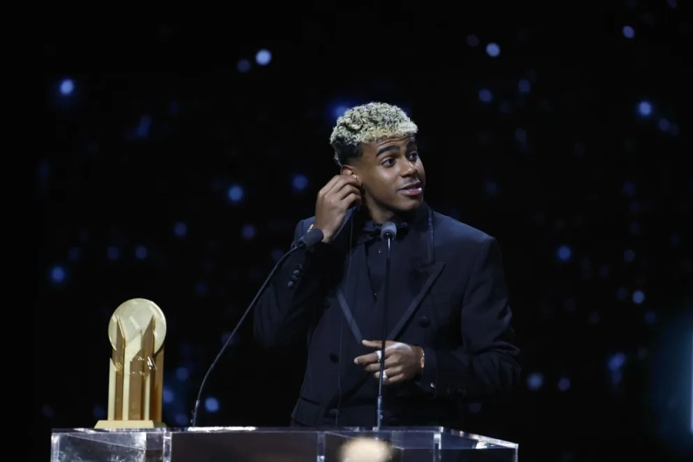 Yamal ganó por segundo año seguido el Trofeo Kopa. Foto: EFE.