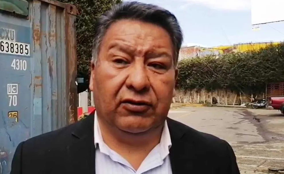 El presidente de Iglesias Evangélicas Unidas, Luis Aruquipa. FOTO: Erbol