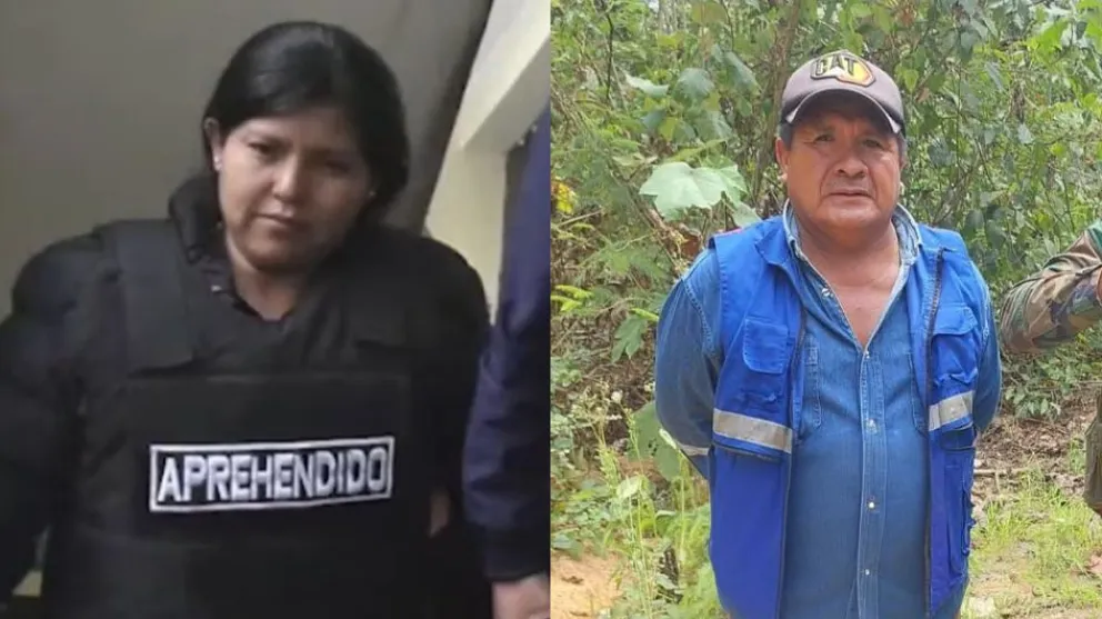 Terán y Cáceres fueron puestos a disposición de las autoridades judiciales correspondientes. Foto: Composición