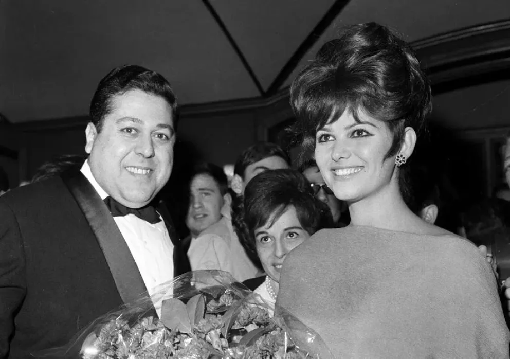 Claudia Cardinale el 16 de diciembre de 1963, en el estreno de la película "Gatopardo" en Madrid. Foto: EFE