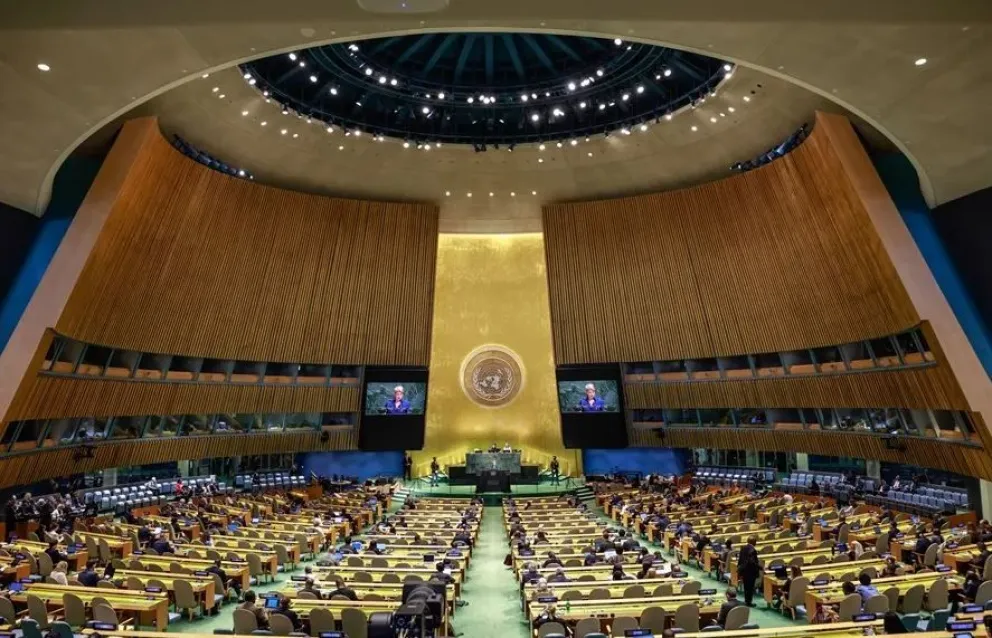 El debate general del 80º período de sesiones de la Asamblea General de la ONU. Foto: EFE