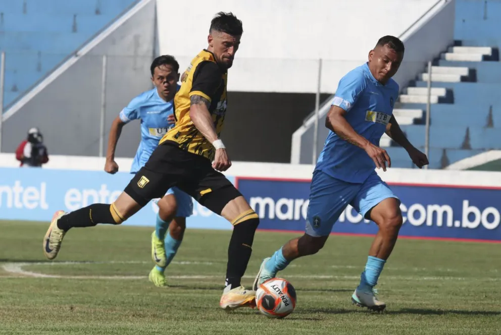 Incidencia del partido que The Strongest le ganó a San Antonio en Entre Ríos. Foto: APG