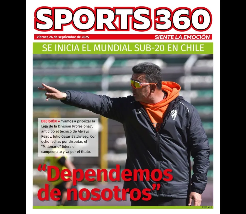 Julio César Baldivieso, director técnico de Always. Foto: club Always Ready