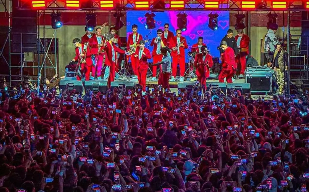 Una imagen del concierto de aquella fecha. Foto: ABI / RRSS