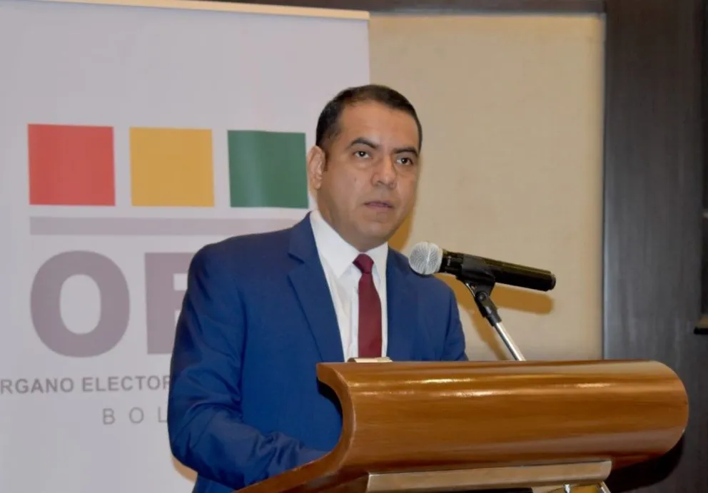 El vocal del Tribunal Supremo Electoral (TSE), Francisco Vargas. Foto: ABI