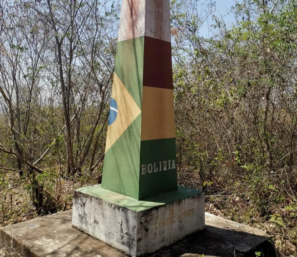 El trabajo se realizó entre el 29 de agosto y el 10 de septiembre en la recta San Matías – Buena Vista – Cuatro Hermanos. Foto: ABI / MRE