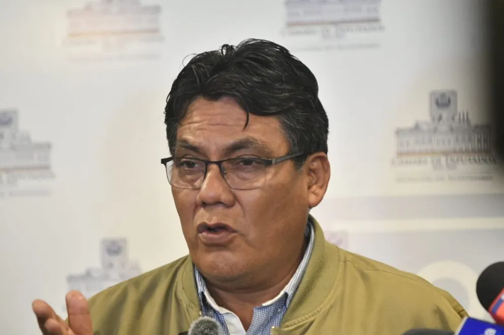 Héctor Arce este martes durante sus declaraciones. Foto: APG