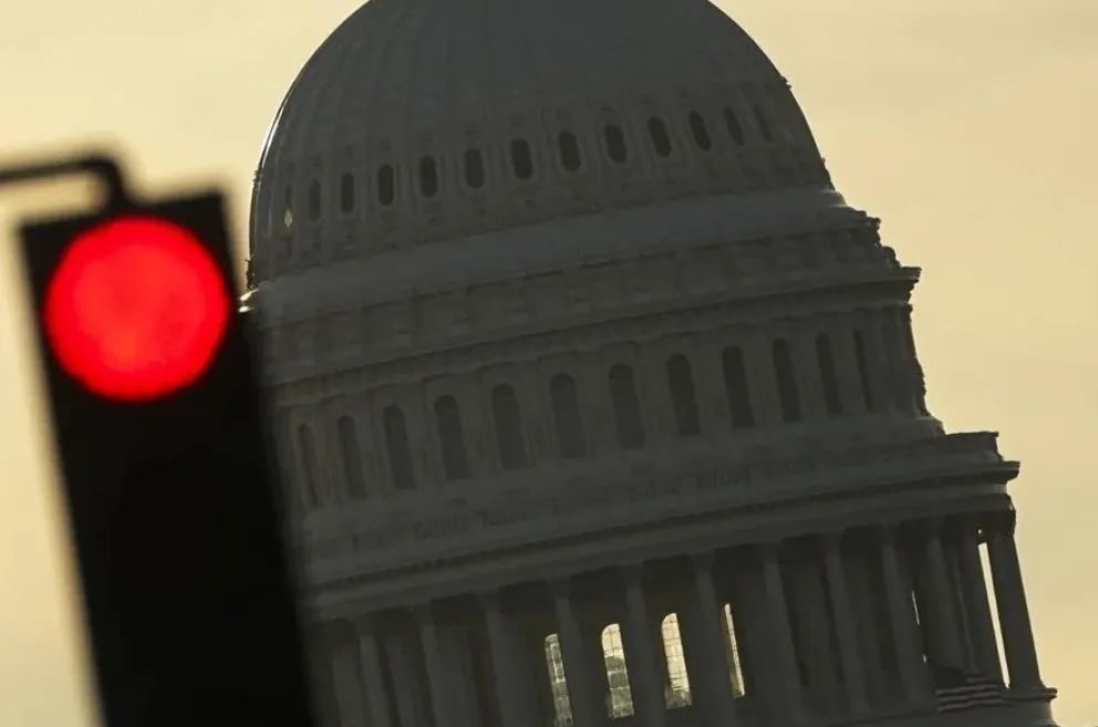 Vista del Capitolio, sede del Congreso de Estados Unidos, este miércoles. Foto: EFE