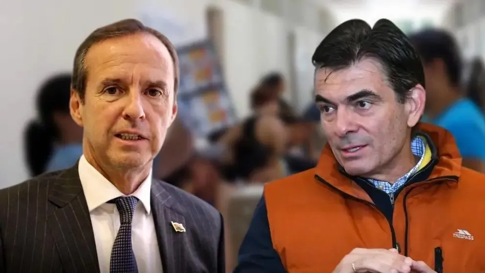 Jorge Tuto Quiroga y Rodrigo Paz . Foto: Opinión