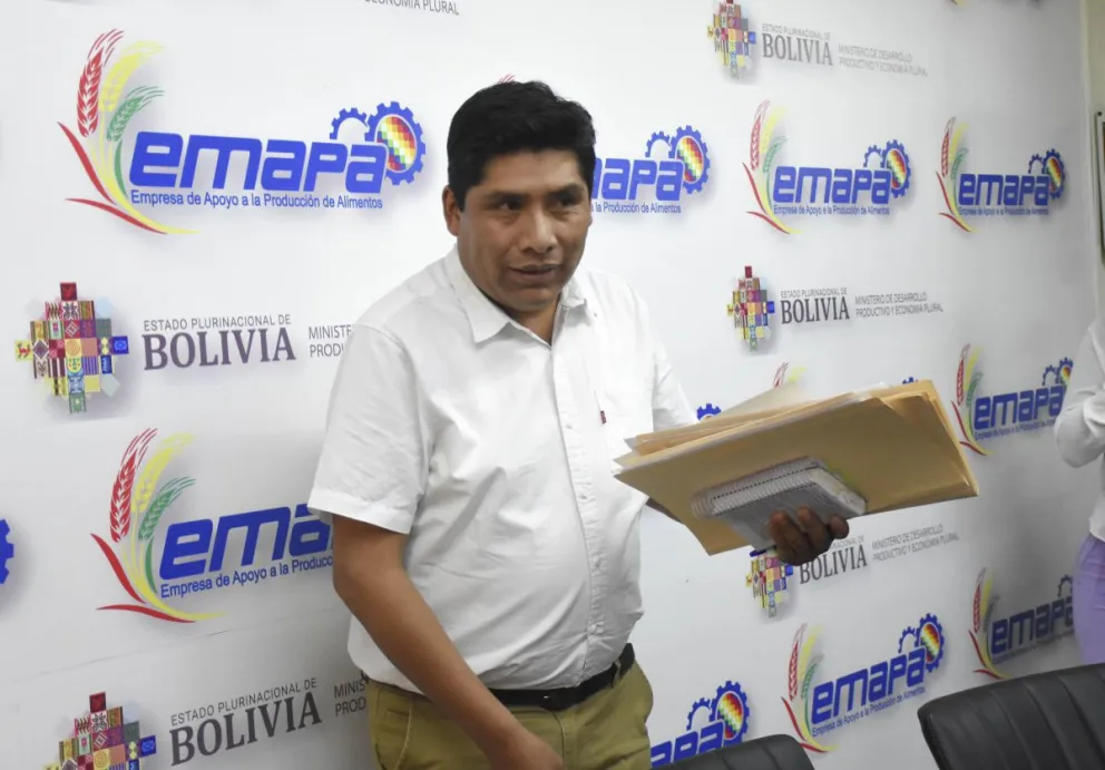 El exgerente de la Empresa de Apoyo a la Producción de Alimentos (Emapa), Franklin Flores. Foto: APG