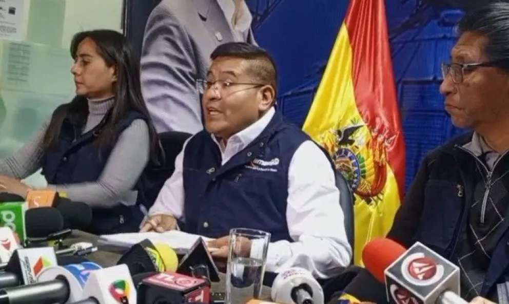 El gerente general de Emapa, Richard Ramos. Foto: Erbol