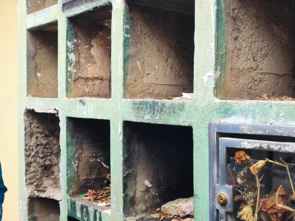 Nichos donde se encontraron las ofrendas de mesas negras. FOTO: AMUN