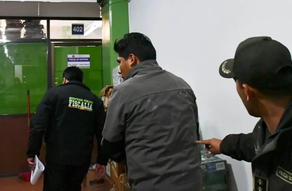 Franklin Flores cuando fue detenido. Foto: APG