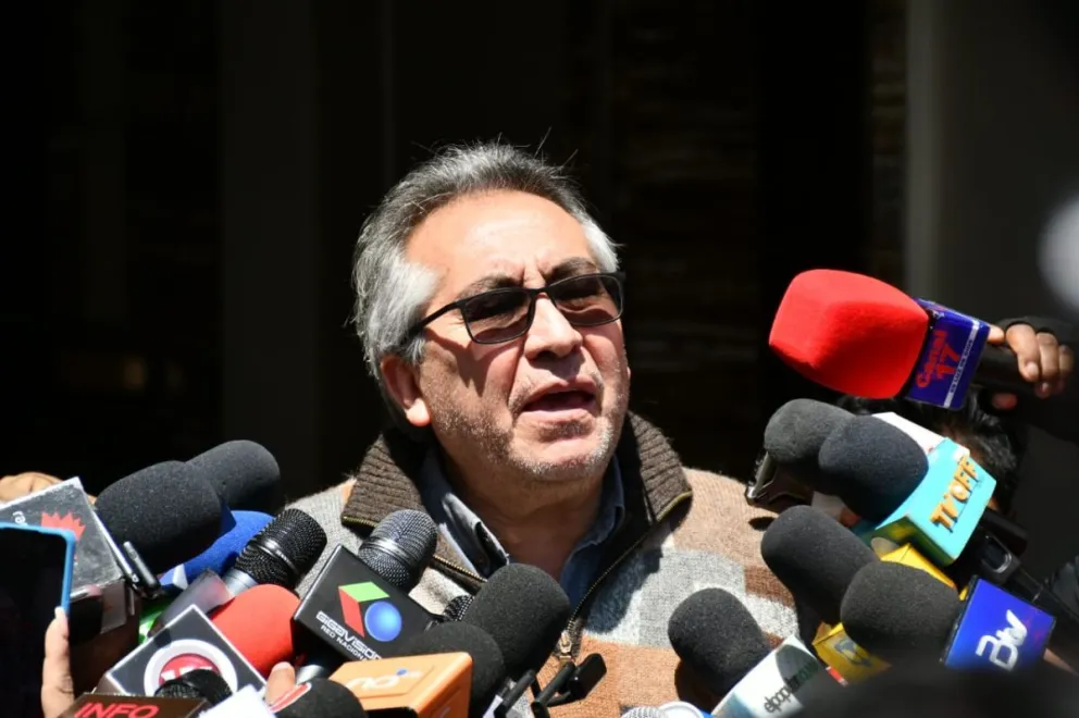 El viceministro de gestión y coordinación gubernamental, Gustavo Torrico, este viernes. Foto: APG