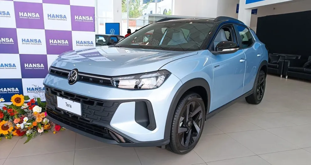 El nuevo Tera de Volkswagen presentado hoy en el Showroom de la marca en Calacoto. Foto: Hansa.