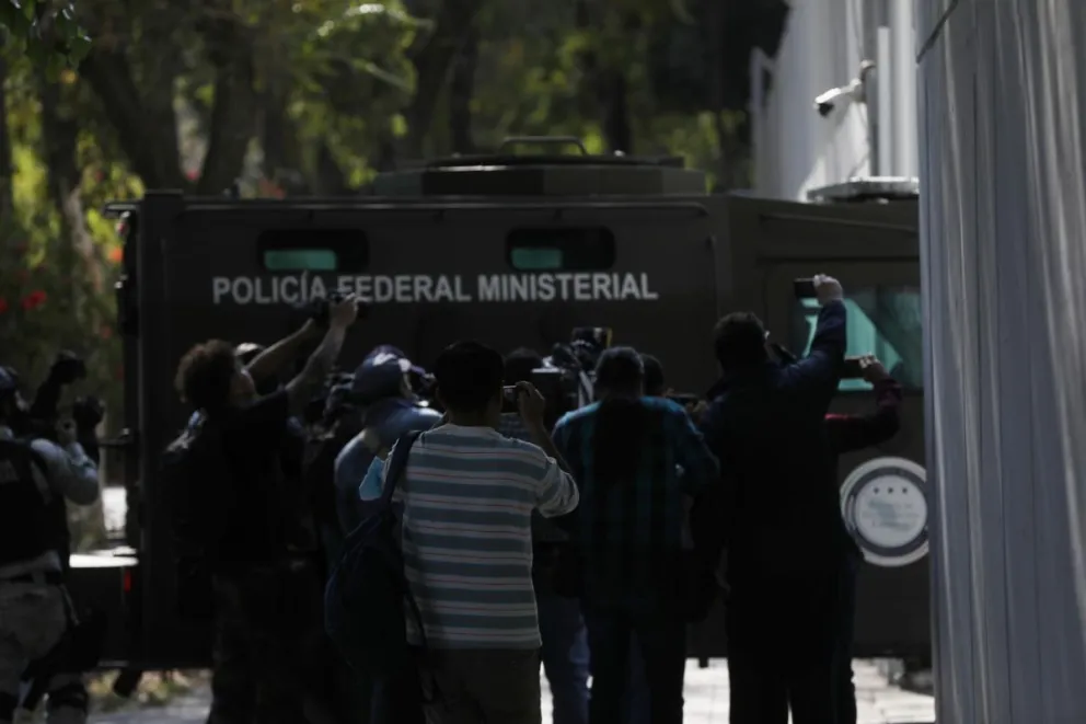 El líder y principal operador en México de la organización delictiva trasnacional venezolana Tren de Aragua, Nelson Arturo Echezuria Alcántara, alias Nelson, fue capturado en Ciudad de México junto con dos de sus colaboradores. Foto: EFE