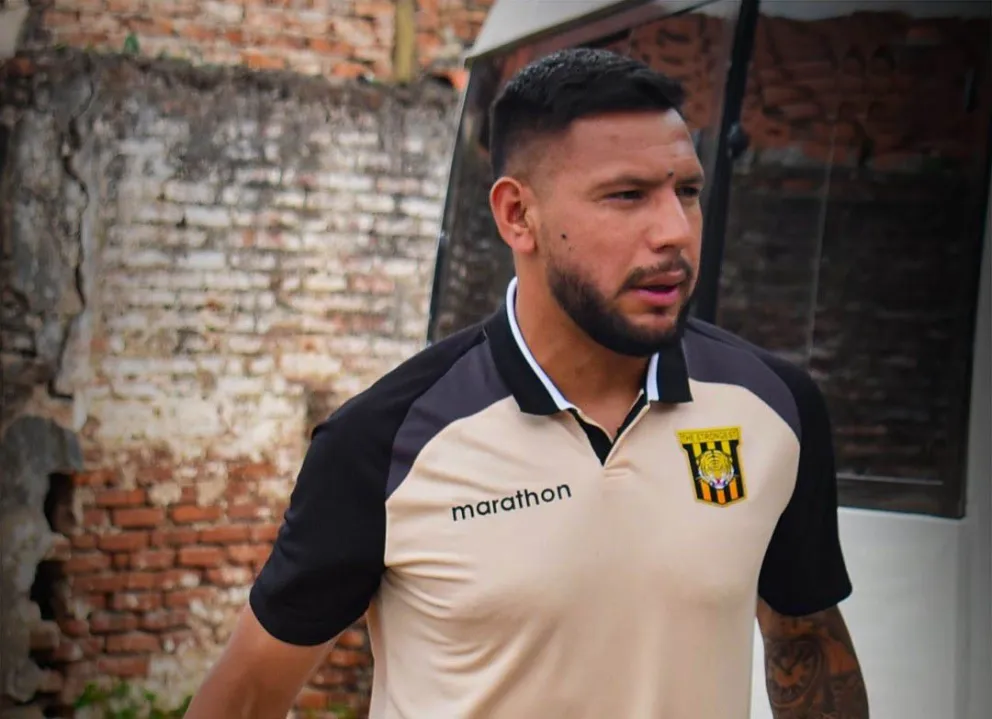 El delantero argentino Andrés Chávez. Foto: club The Strongest