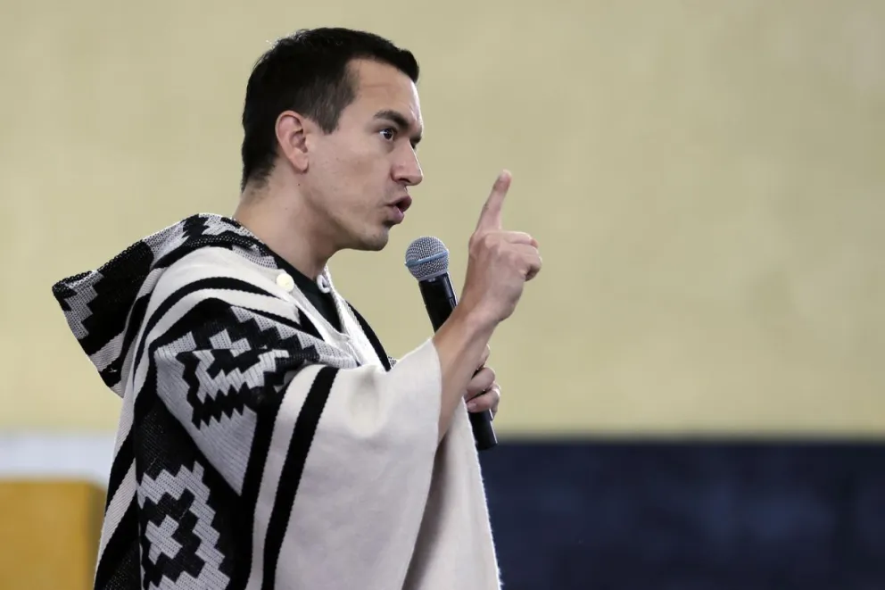 El presidente de Ecuador, Daniel Noboa, en una fotografía de archivo. Foto: EFE