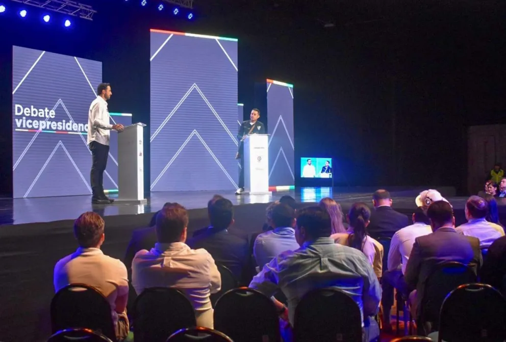 Debate vicepresidencial. Foto: APG