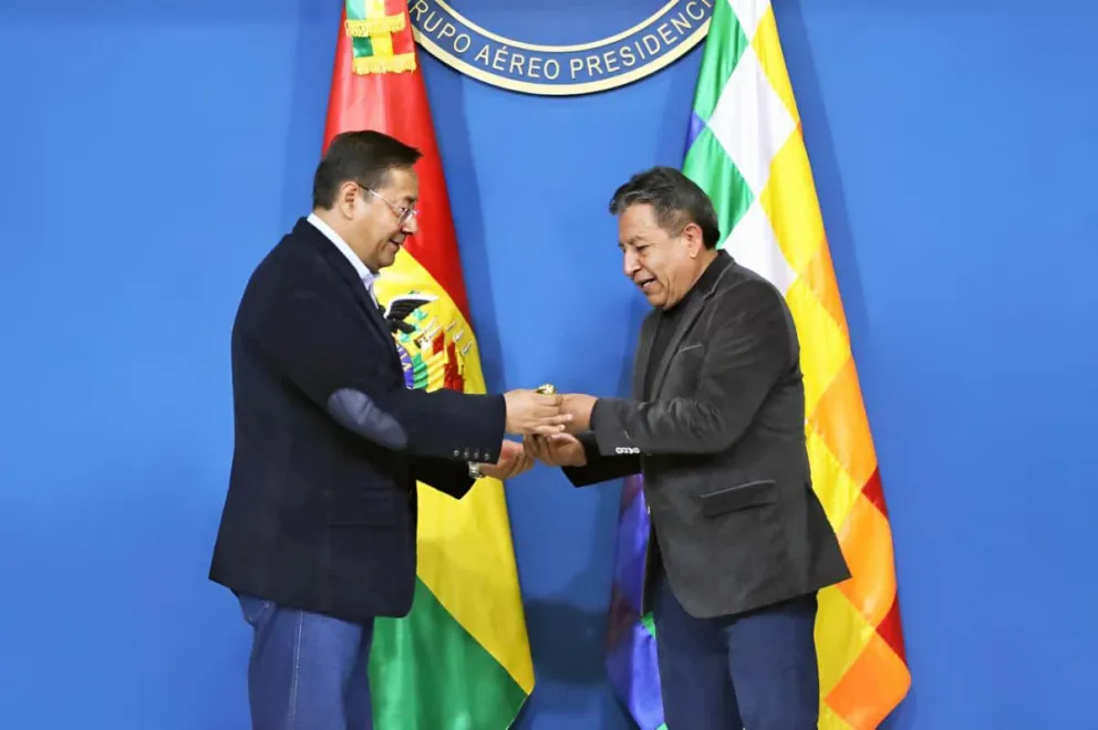 Imagen que posteó Arce este lunes en sus redes sociales.