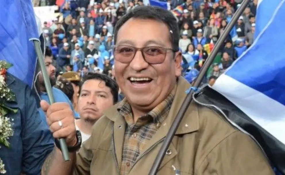 El diputado Zacarías Laura durante un encuentro previo del MAS. Foto: Facebook