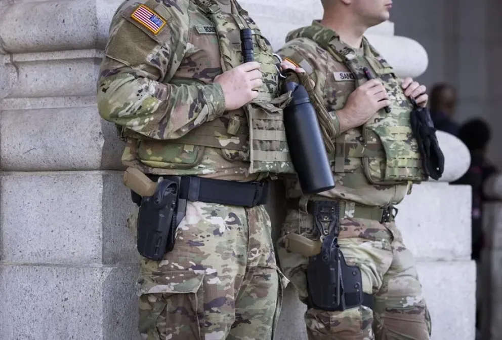 Miembros de la Guardia Nacional en Washington, en una imagen de archivo. Foto: EFE