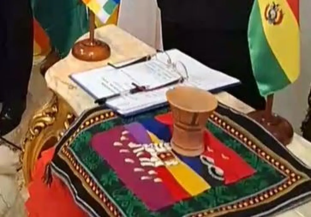 La pieza recupera por el país desde Italia. Foto: Captura de video