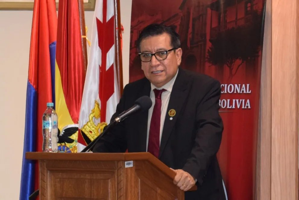 El presidente del Tribunal Constitucional Plurinacional (TCP), Gonzalo Hurtado. Foto: TCP