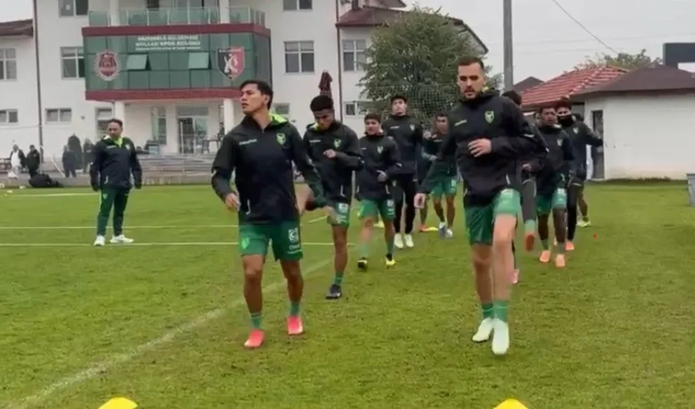 Sagredo y Haquin comandan el grupo de trabajo de la Verde en Estambul. Foto: FBF