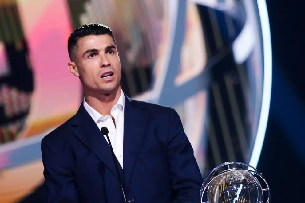 El futbolista luso en un acto anterior. Foto: Cristiano Ronaldo.