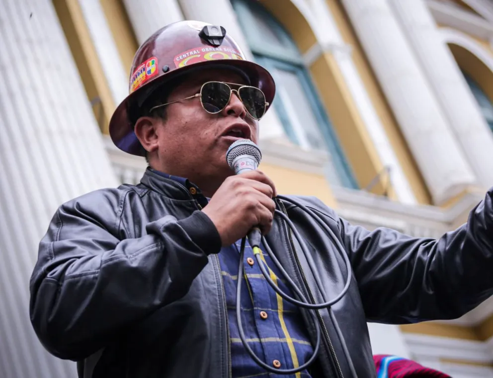 El exdirigente de la COB es sindicado de tráfico de influencias, enriquecimiento ilícito e incumplimiento de deberes. Foto: APG