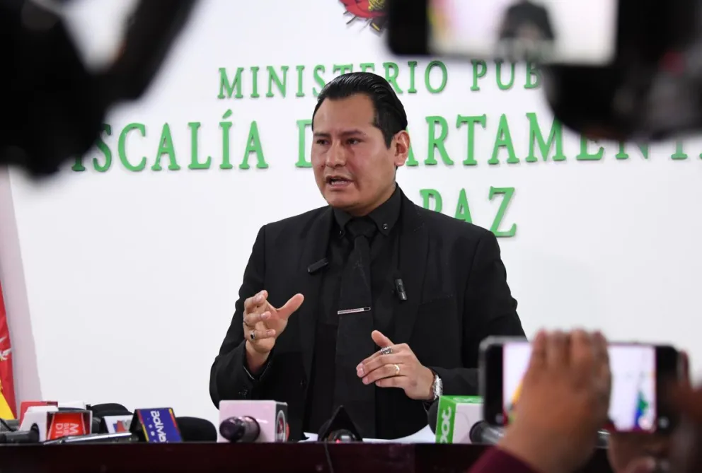 El fiscal departamental de La Paz, Luis Carlos Torrez. Foto: ABI 
