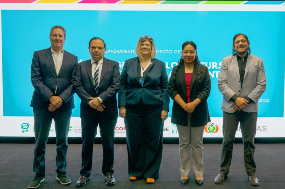 Autoridades en el IV Simposio Internacional de Aguas Transfronterizas en América Latina y el Caribe. Foto: MRE