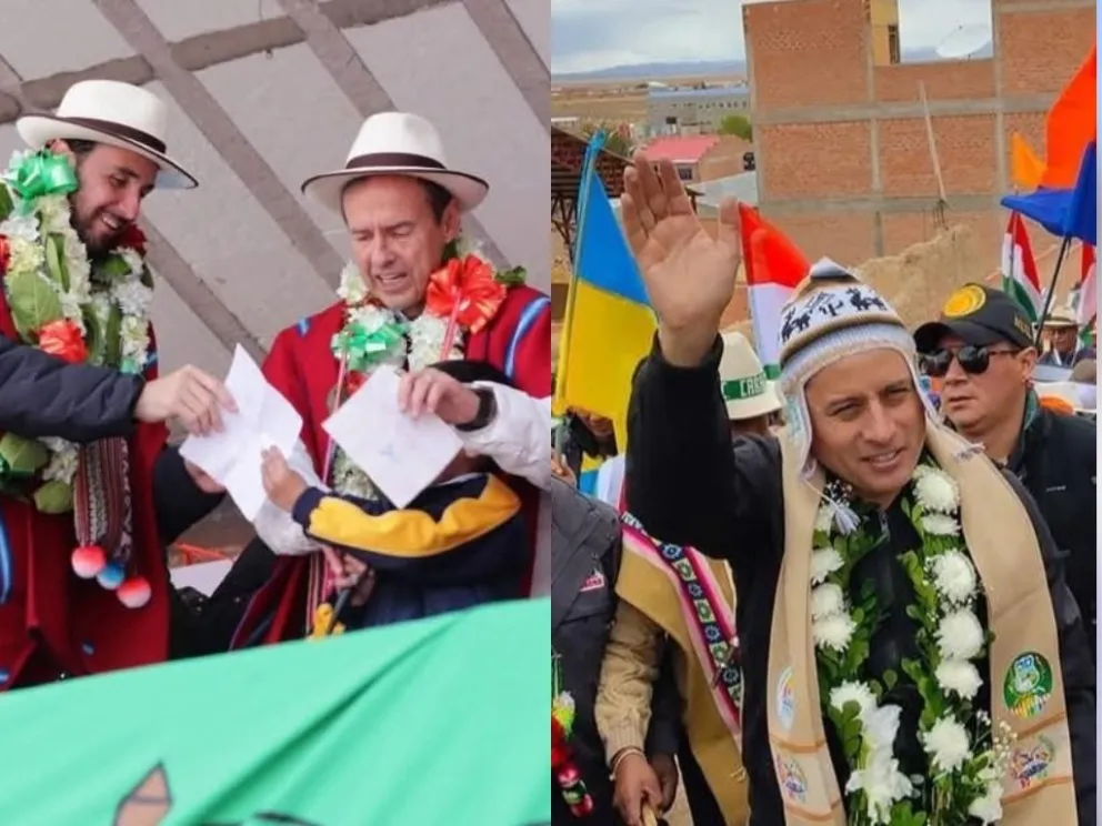 Los candidatos durante el cierre de campaña. Fotos: Sitios en RRSS de los partidos.