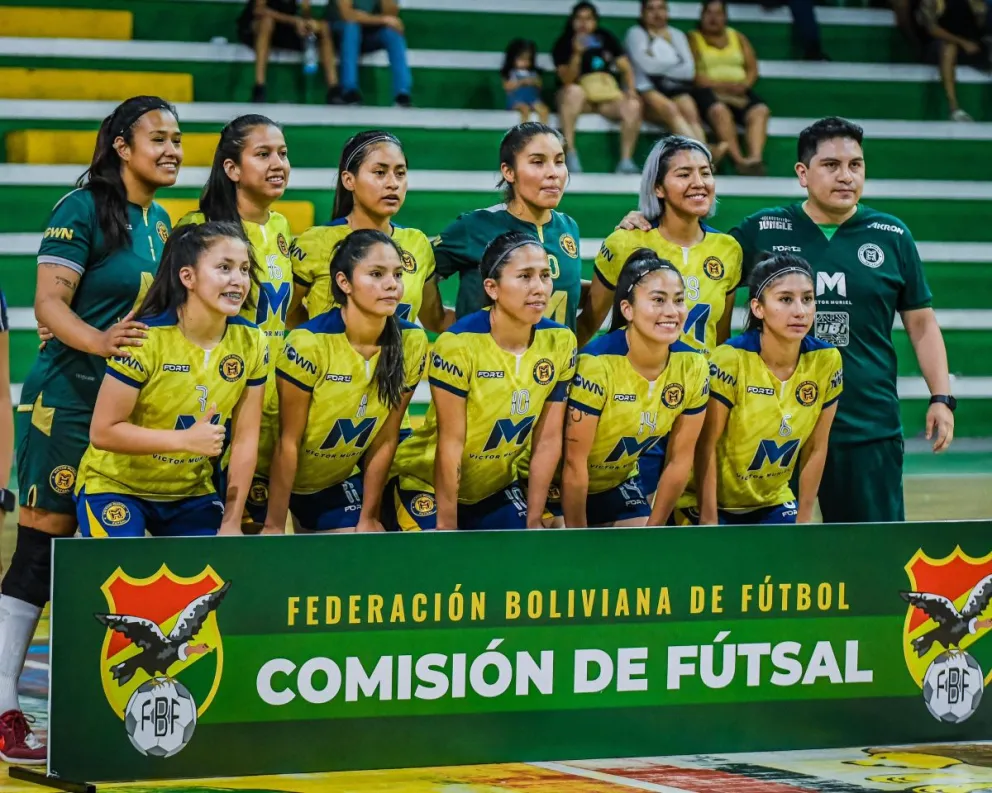 El cuadro cochabambino actual campeón de la Copa Simón Bolívar. Foto: Víctor Muriel.