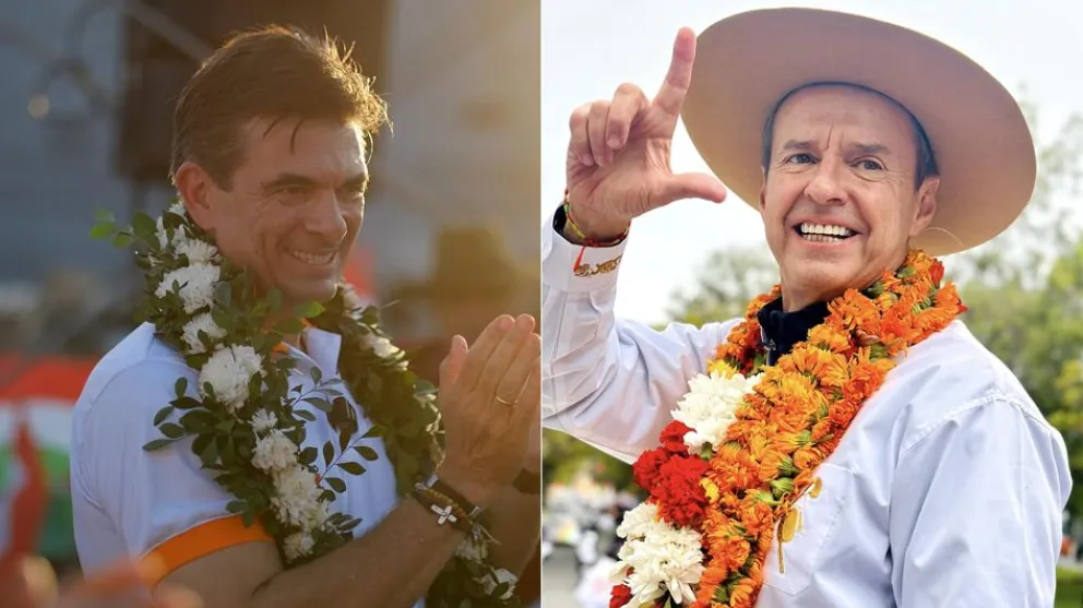 Rodrigo Paz y Tuto Quiroga llegaron a la segunda vuelta, tras las Elecciones del 17 de agosto. Foto: Composición